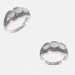 BOREALE RING STERLING SILVER
